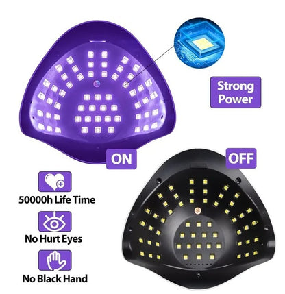 220W Professional UV LED Nail Lamp 220W Nail Dryer LED Lamp UV Light Polish | Ectron Online