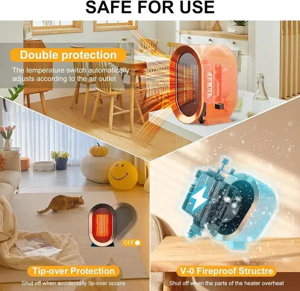 1200W Energy-Efficient Electric Space Heater Electric Space Heater - 1200W Energy-Eff | Ectron Online