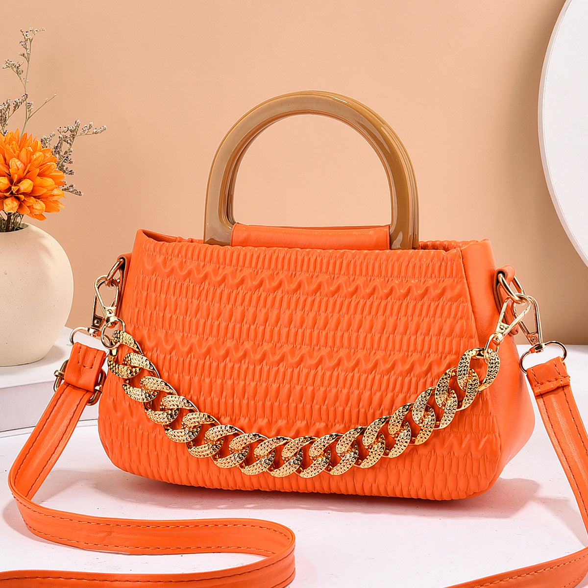 Women's Fashion Special-interest Pleated Cloud Messenger Bag Women's Fashion Special-interest Pleated | Ectron Online