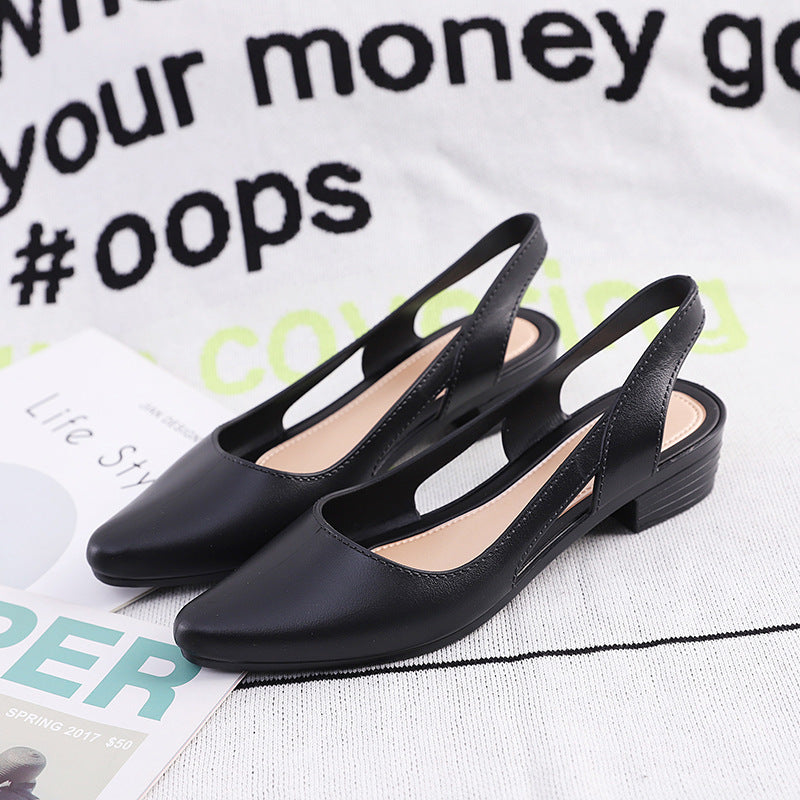 Women’s Fashion Casual Low-Cut Plastic Flat Sandals Fashion Casual Sandals Women's Low-cut P | Ectron Online