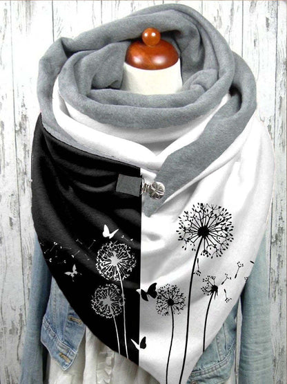 Women's Fashion Leisure Warm Clip Scarf