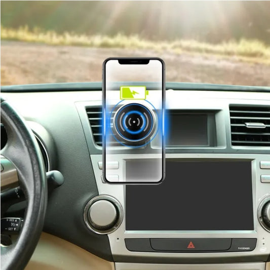 Magnetic Wireless Car Charger | Fast Charging Auto-Mount Holder