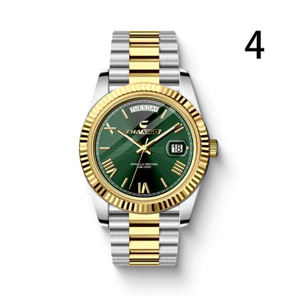 Men's Fashion Quartz Watch Fashion Men's Watch Steel Band Large Dia | Ectron Online