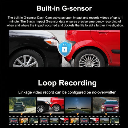 3-Lens HD 1080P Dash Cam | Parking Monitor & Rearview Reversing Camera Driving Recorder HD 1080P Three-lens Par | Ectron Online