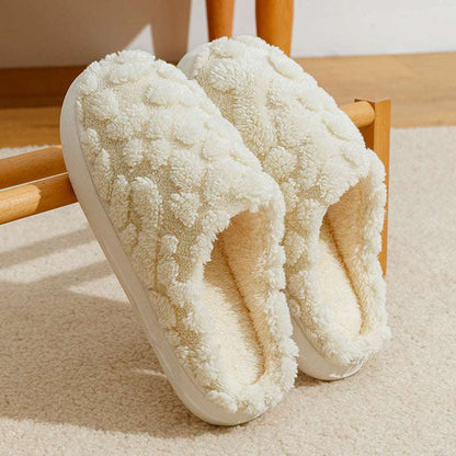 Unisex Cartoon Plush Slippers – Fuzzy, Anti-Skid & Comfy Home Fuzzy Slipper Unisex Cartoon Winter | Ectron Online