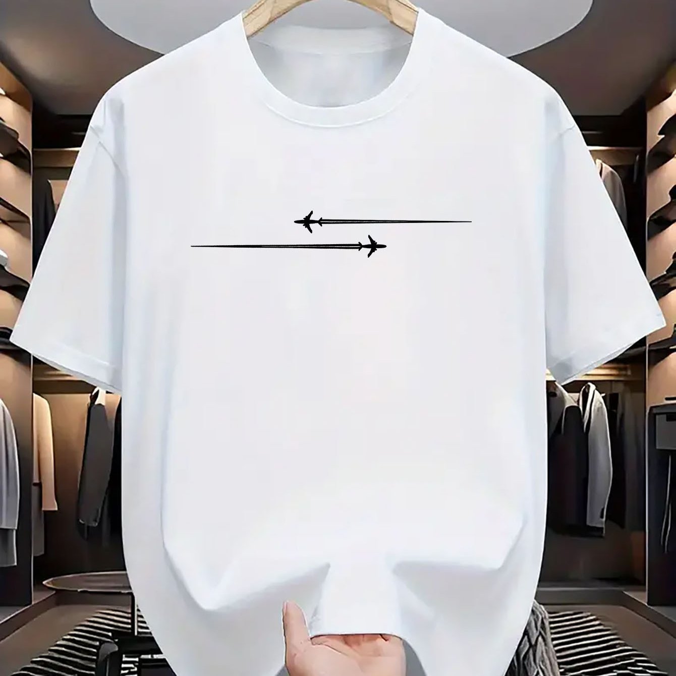 Men's Pattern Printed Sports T-Shirt