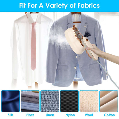 1200W Foldable Handheld Travel Steamer & Iron (Wet/Dry Mode)