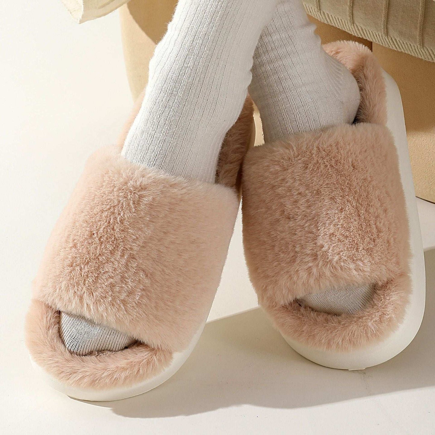 Fairy Style Fluffy EVA Slippers – Thick-soled Women’s Outdoor Wear Fairy Style Thick-soled Eva Fluffy Slipp | Ectron Online