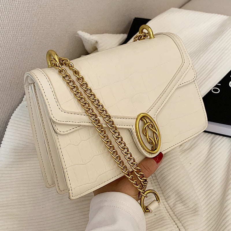 Trendy Fashion Stone Grain Crossbody All-Match Chain Shoulder Bag Autumn And Winter New Trendy Fashion Sto | Ectron Online