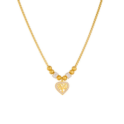 Lucky Tree Love Pendant Personality Simple Necklace