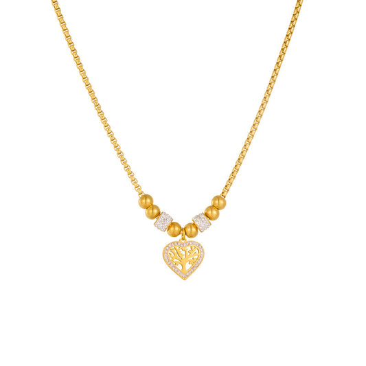 Lucky Tree Love Pendant Personality Simple Necklace