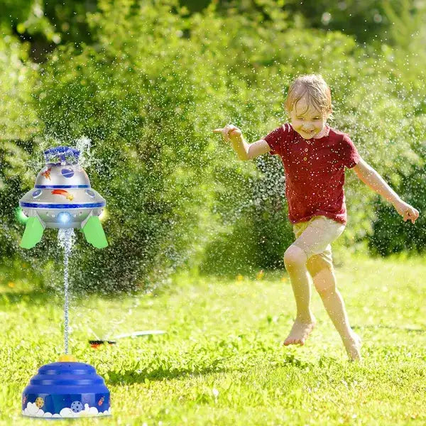 UFO Water Sprinkler with LED Lights