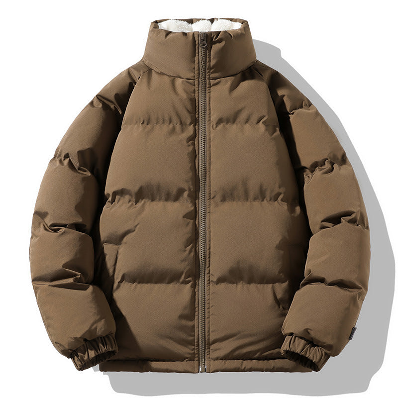 Men's Plus Size Coat: Down-Filled with Stand-up Collar Jackets & Outerwear for Men | Ectron Online