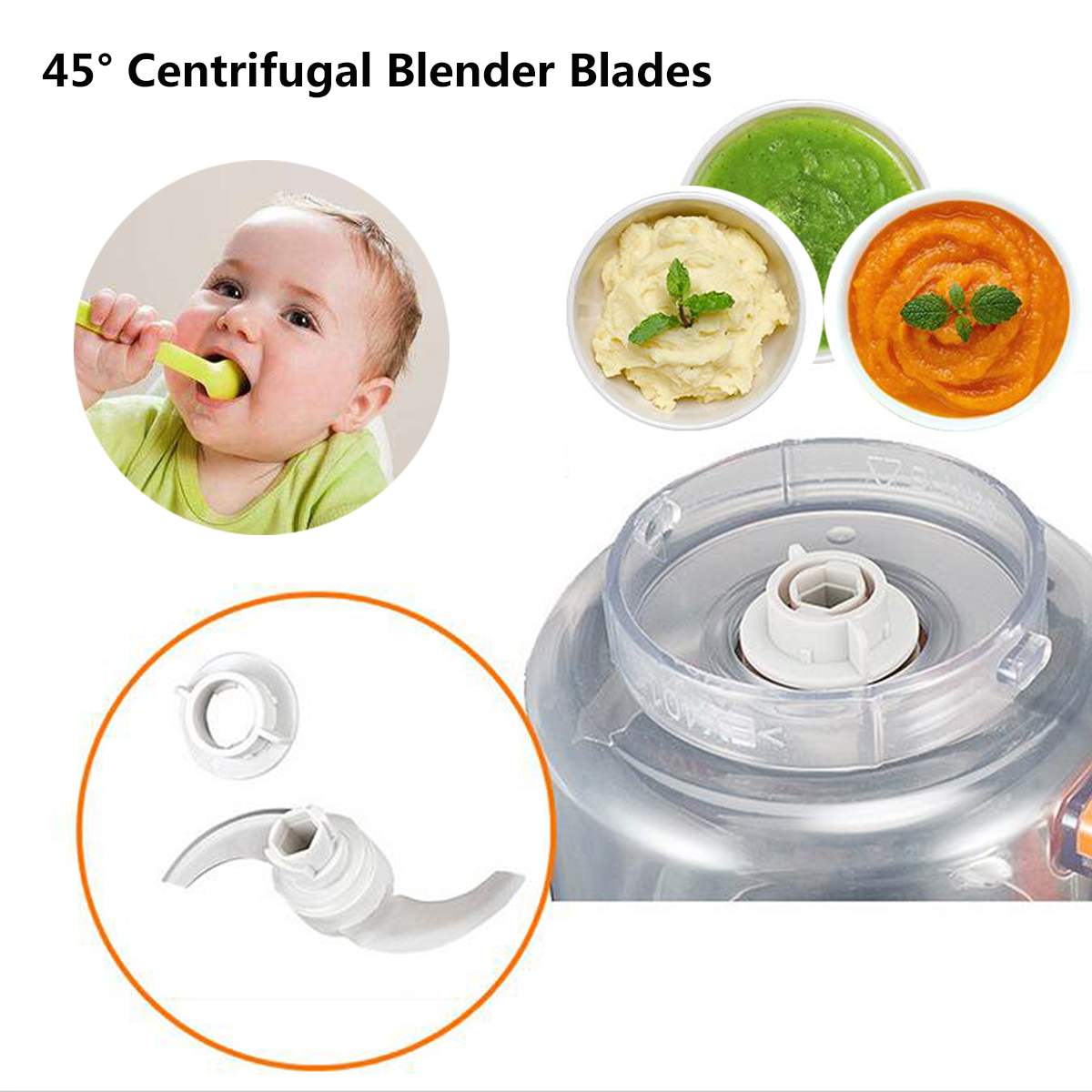 Multi-function Baby Food Processor Smart Infant Milk Warm Baby Food Cooking Blenders