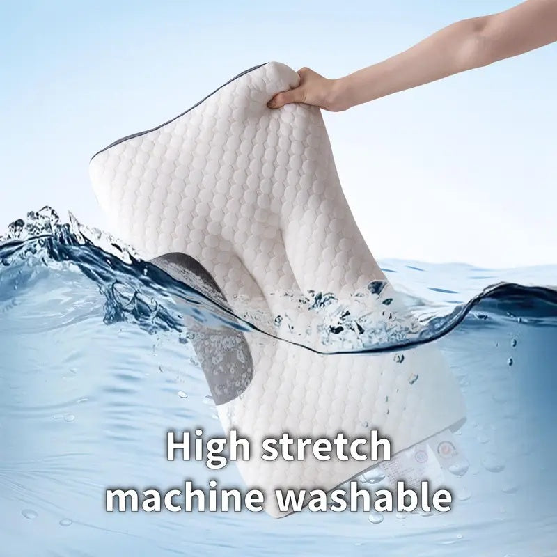 2-Pack YBZ 3D Knitted Cotton Massage Pillows | Ergonomic Sleep Support