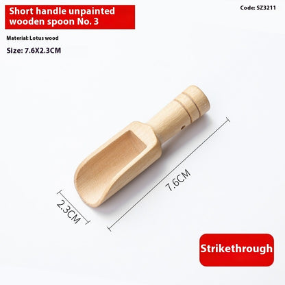 Solid Wood Tea Spoon