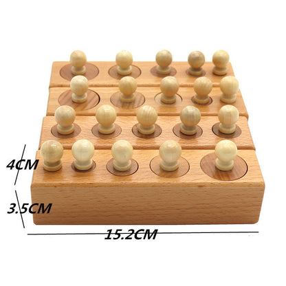 Montessori Wooden Building Blocks Montessori kindergarten early education | Ectron Online
