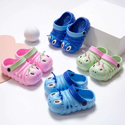 Caterpillar Cartoon Children’s Summer Hole Sandals – Unisex Caterpillar Summer Cute Unisex Shoes Hol | Ectron Online