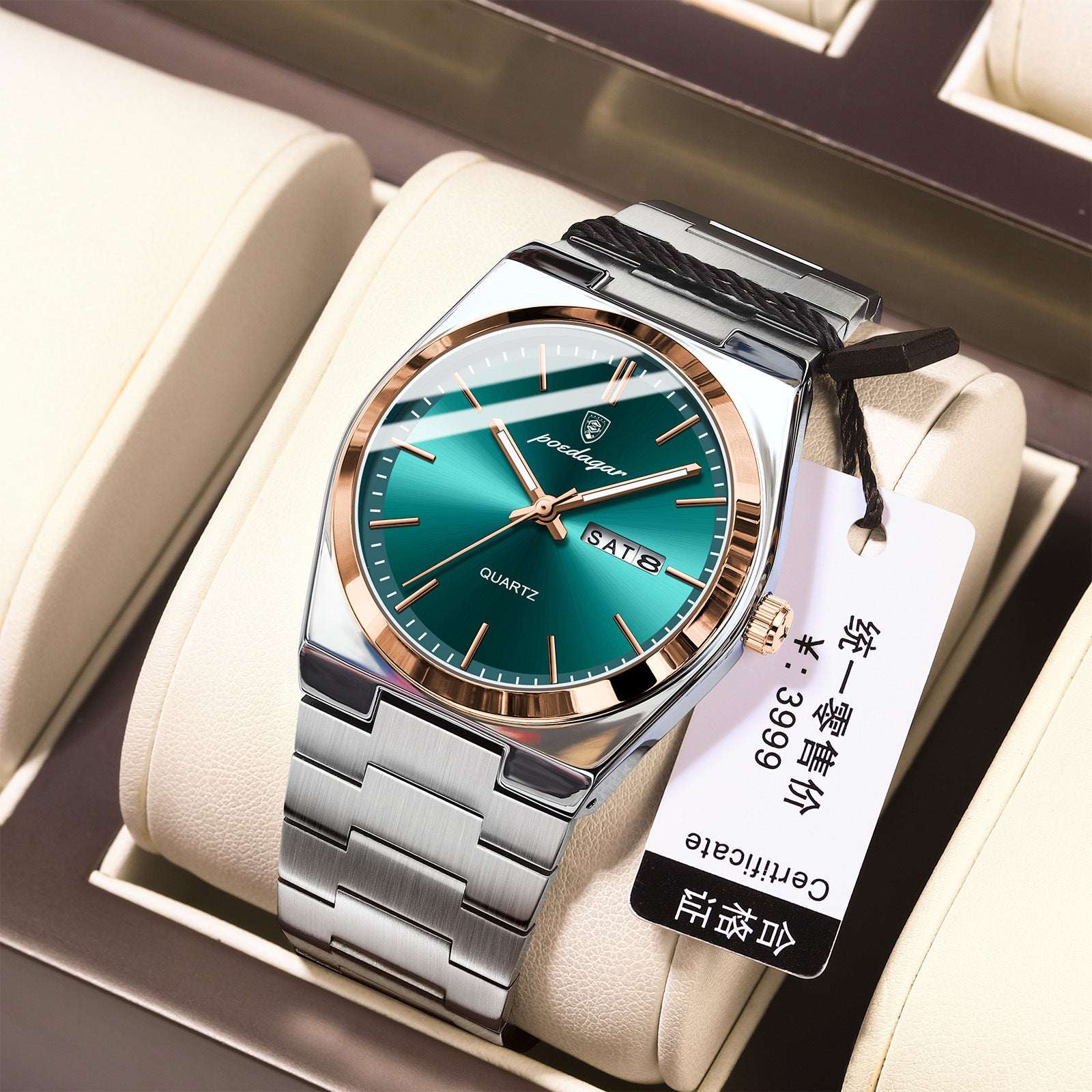 Men's Ultra-Thin Waterproof Watch Ultra-thin Men's Watch Waterproof Lumino | Ectron Online