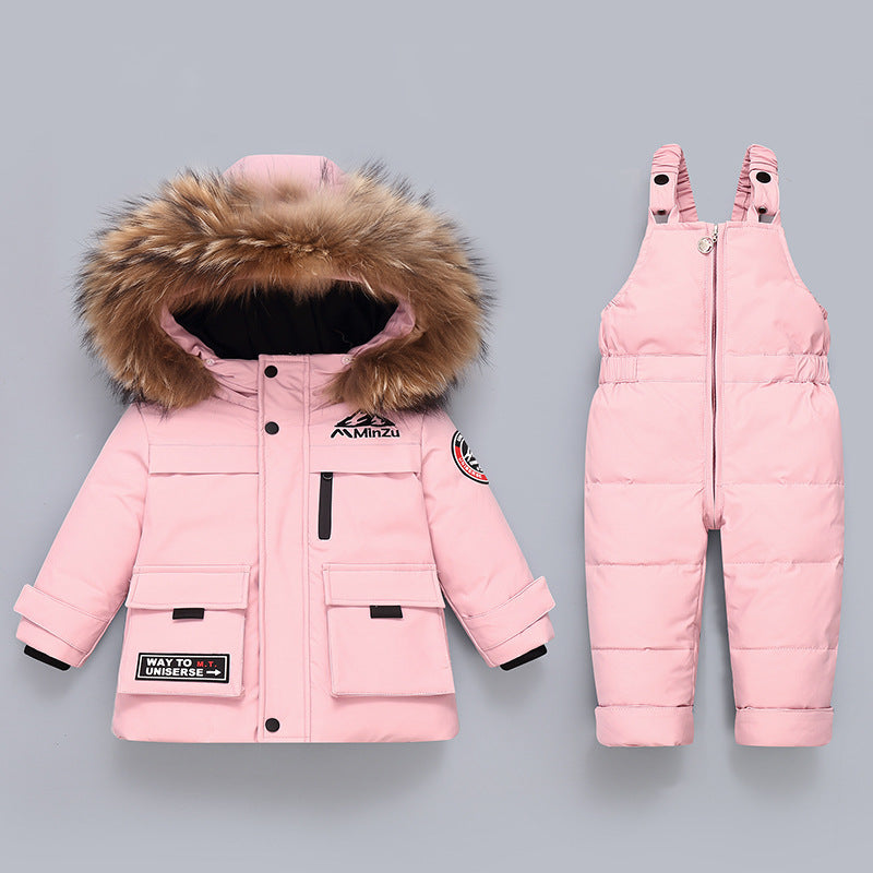 Children's Down Jacket Suit | New Winter Baby Two-piece Set Children's Down Jacket Suit New Winter B | Ectron Online