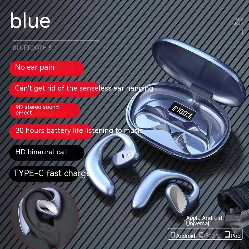 Wireless Bluetooth Headset with Digital Display – 9H Battery Wireless Bluetooth External Non-in-ear U | Ectron Online