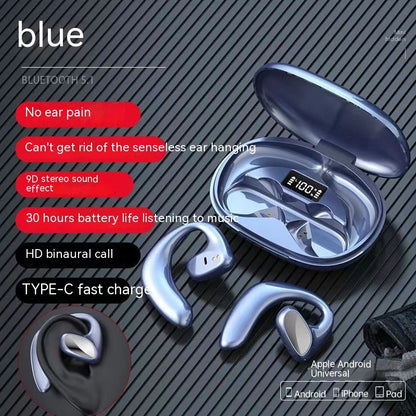 Wireless Bluetooth External Non-in-ear Ultra-long Life Battery Headset