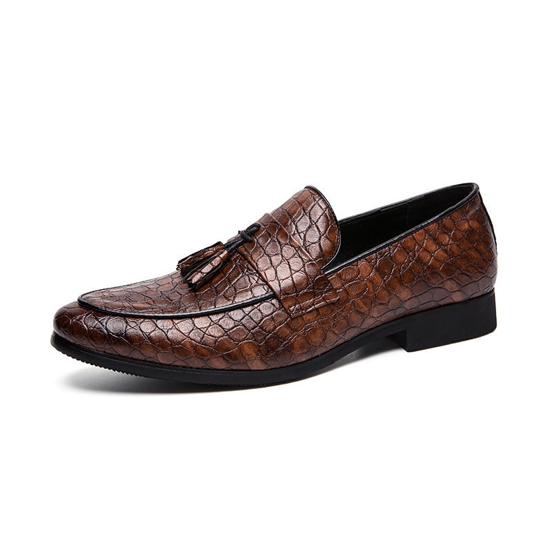 British Style Men’s Pointed Shoes Nightclub Hair Stylist British Men's Poi | Ectron Online