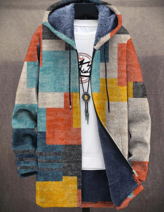 Digital Print Padded Fleece Jacket Fashion Digital Printing Fleece Padded C | Ectron Online