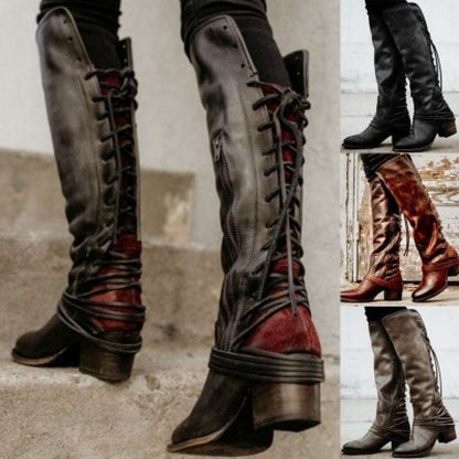 Fashion Personality All-match Color Matching Women's Boots Fashion Personality All-match Color Matc | Ectron Online