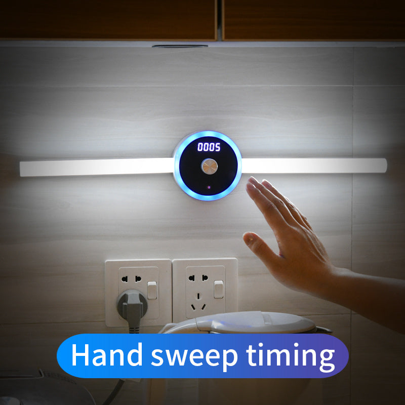 Smart Cabinet Light Clock Timing Sensor Light Removable LED Wardrobe Light Human Body Sensor Light Smart Cabinet Light Clock Timing Sensor | Ectron Online