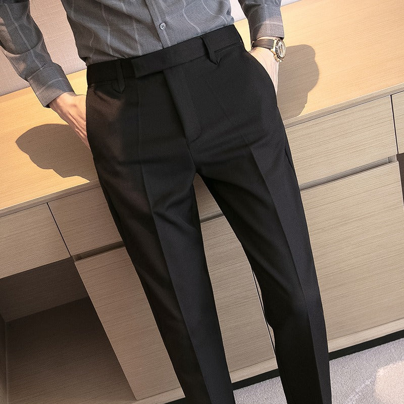 Men's British-Style Dapper Dress Pants