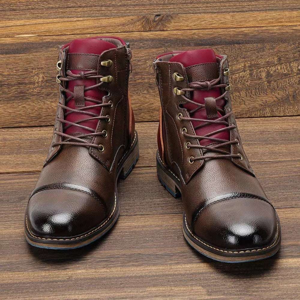 Men’s Fashion High-Top Martin Boots – Stylish & Durable Men's Fashion High-top Martin Boots | Ectron Online