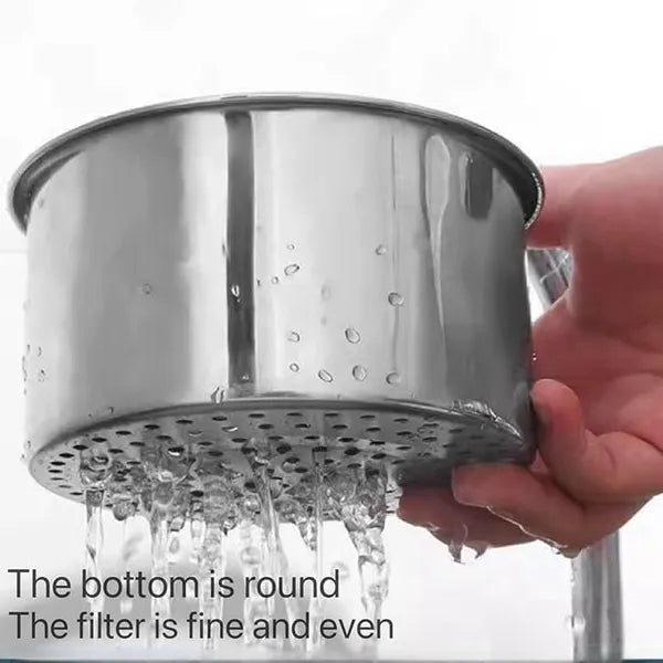 Stainless Steel Swan Sink Strainer Basket | Durable Kitchen Drain Filter