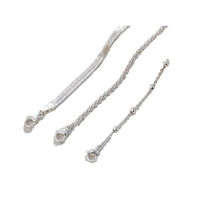 Exquisite Twist Bracelet Stainless Steel Layered Wear Snake Bones Chain
