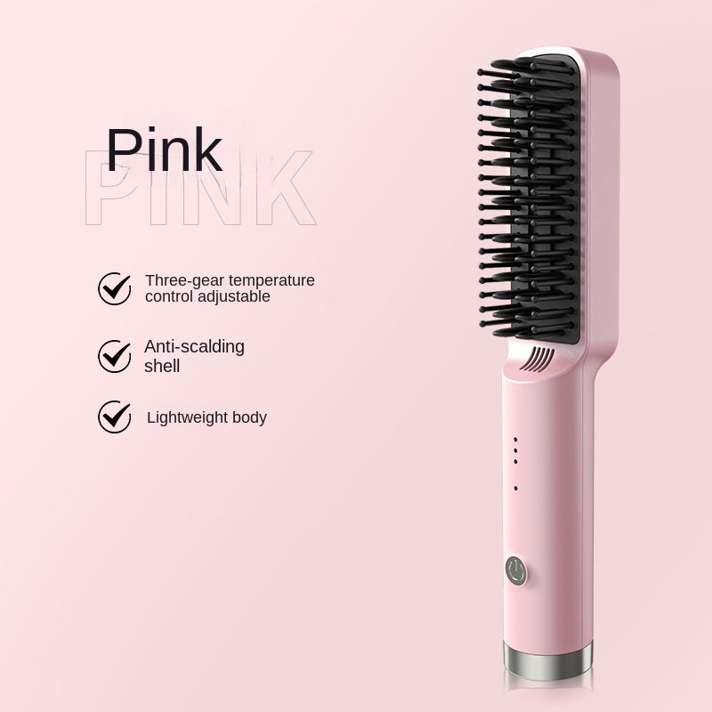 2-in-1 Electric Hot Comb - Straight & Curly Styling Straight Hair Comb Electric Hot Comb Str | Ectron Online