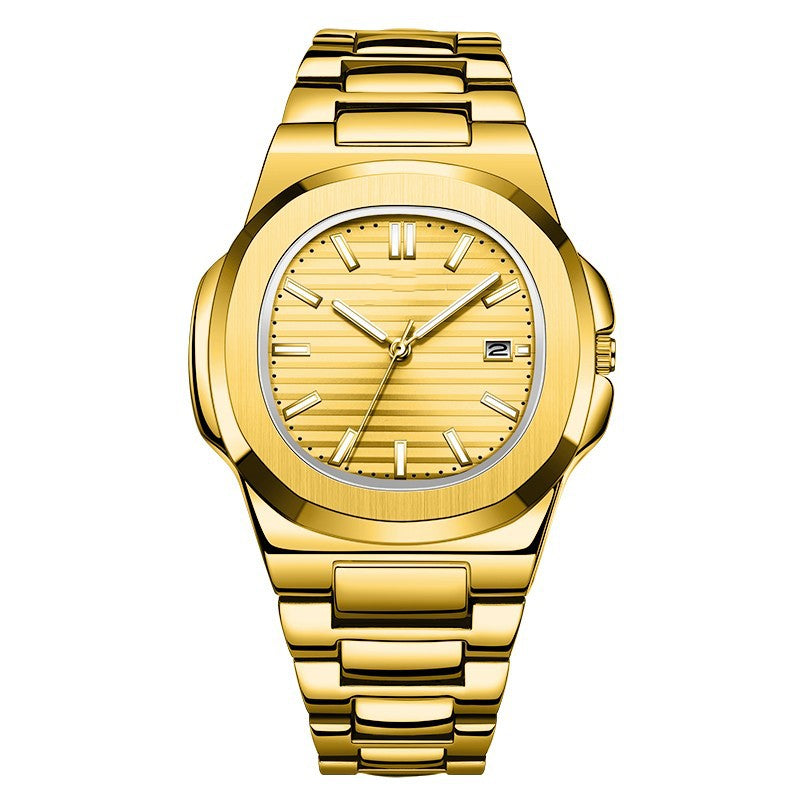 Fashion Steel Belt Calendar Luminous Watch Men Fashion Steel Belt Calendar Luminous Wat | Ectron Online