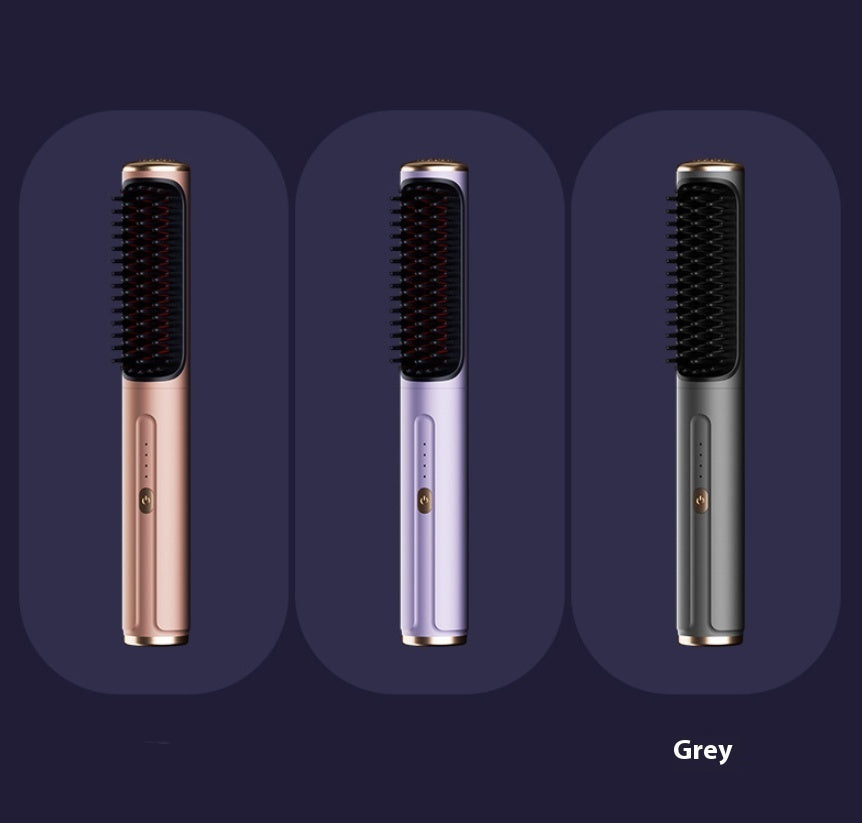 Wireless Straight Comb Anion Does Not Hurt Hair Portable For Curling Or Straightening