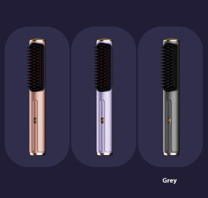 Wireless Straight Comb Anion Does Not Hurt Hair Portable For Curling Or Straightening