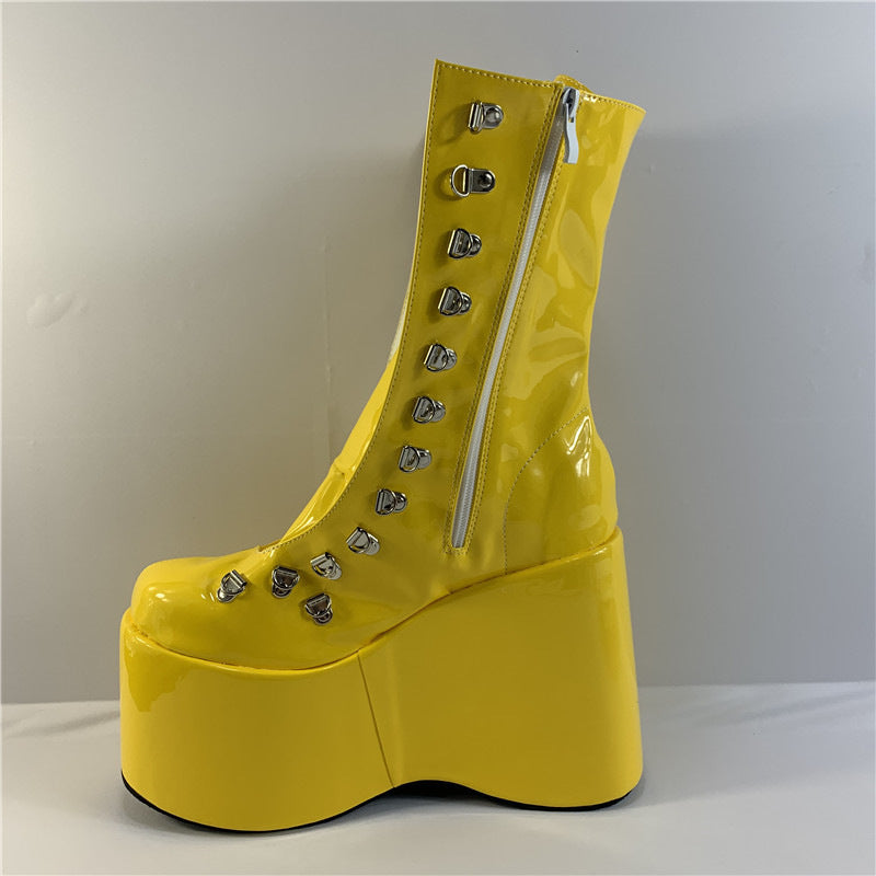 Casual Platform Shoes – Flat High-Top & Low-Top Options Casual Flat Platform High-top Low-top Sh | Ectron Online