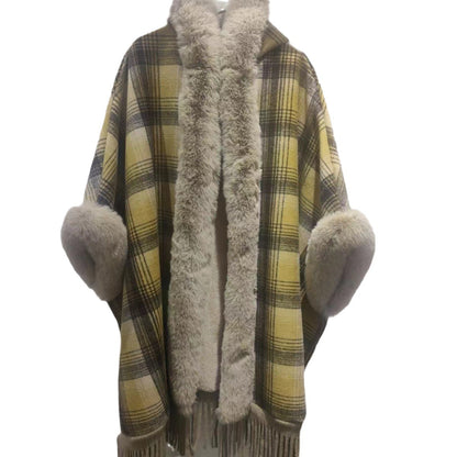 Maillard Plaid Winter Shawl Maillard Plaid, Brushed Thickened Winter | Ectron Online