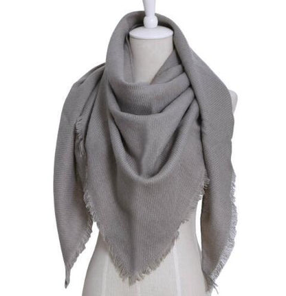 esign Women Triangles Scarf Long Scarves Shawl Autumn Winter