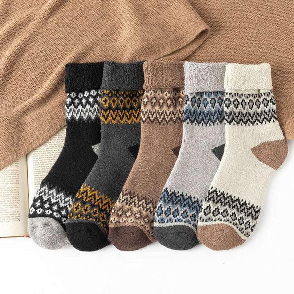 Unisex British Style Extra Thick Thermal Socks