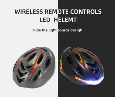 Intelligent steering helmet led bicycle equipment