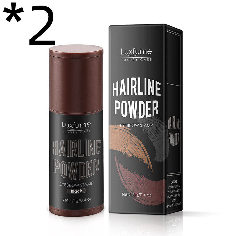 Luxfume Hairline Powder with packaging on a white background