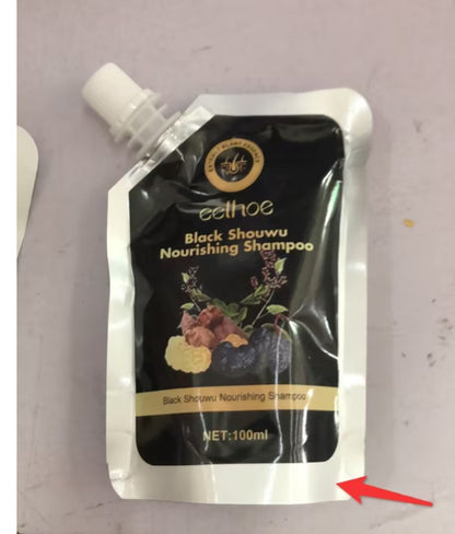 Black Ganoderma Lucidum Polygonum Multiflorum Shampoo