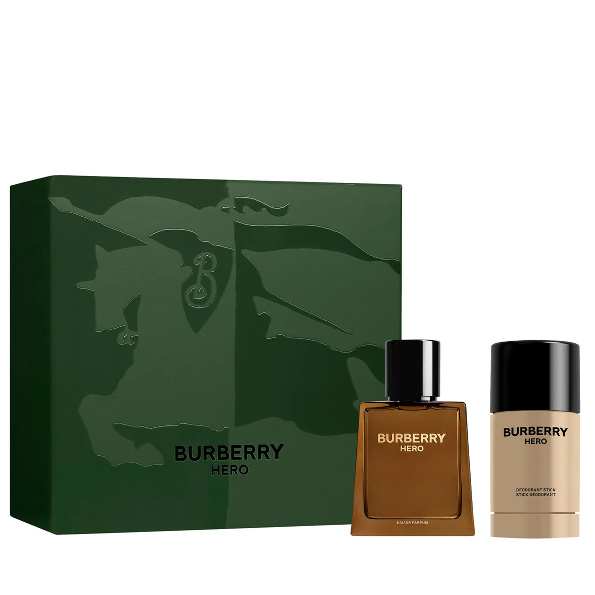 Hero by Burberry, 2 Piece Gift Set for Men with 1.6 oz Eau De Parfum Spray