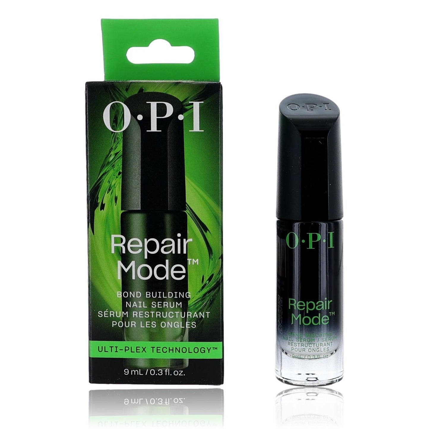 OPI Repair Mode nail serum bottle with pump cap and retail box, 0.3 fl oz