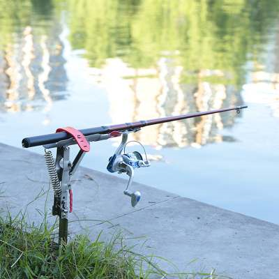 Angle Fishing Pole Tackle Bracket Anti-Rust Steel Fishing Bracket Rod Holder Fish Tackle