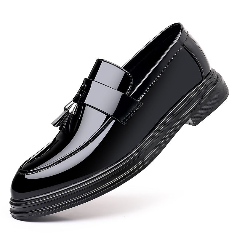 business casual leather shoes