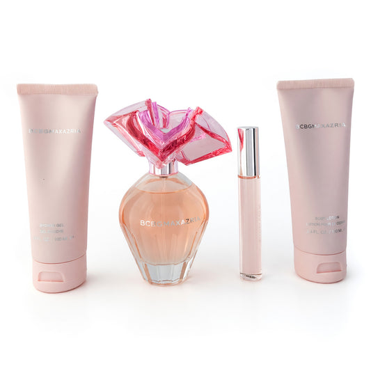 Women’s BCBG MAXAZRIA classic gift set: two pink tubes and two perfume bottles